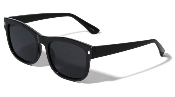 Classic Sunglasses for Men and Women (Black/Black)