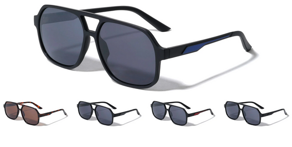 Flat Top Aviator Sunglasses for Men and Women 58mm (Demi)
