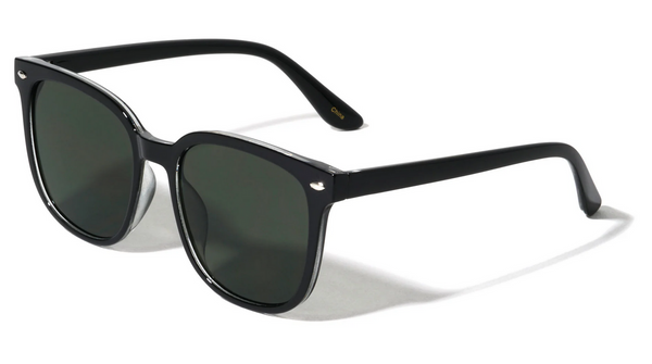 Classic Sunglasses Oversized Classic Retro (Black/Green)