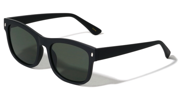 Classic Sunglasses for Men and Women (Black/Green)