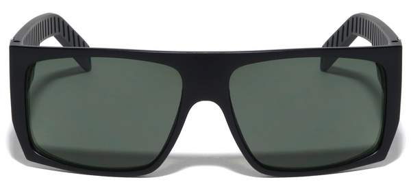 Flat Top Sunglasses OG Men Sports Wrap Around 58mm (Black/Black)