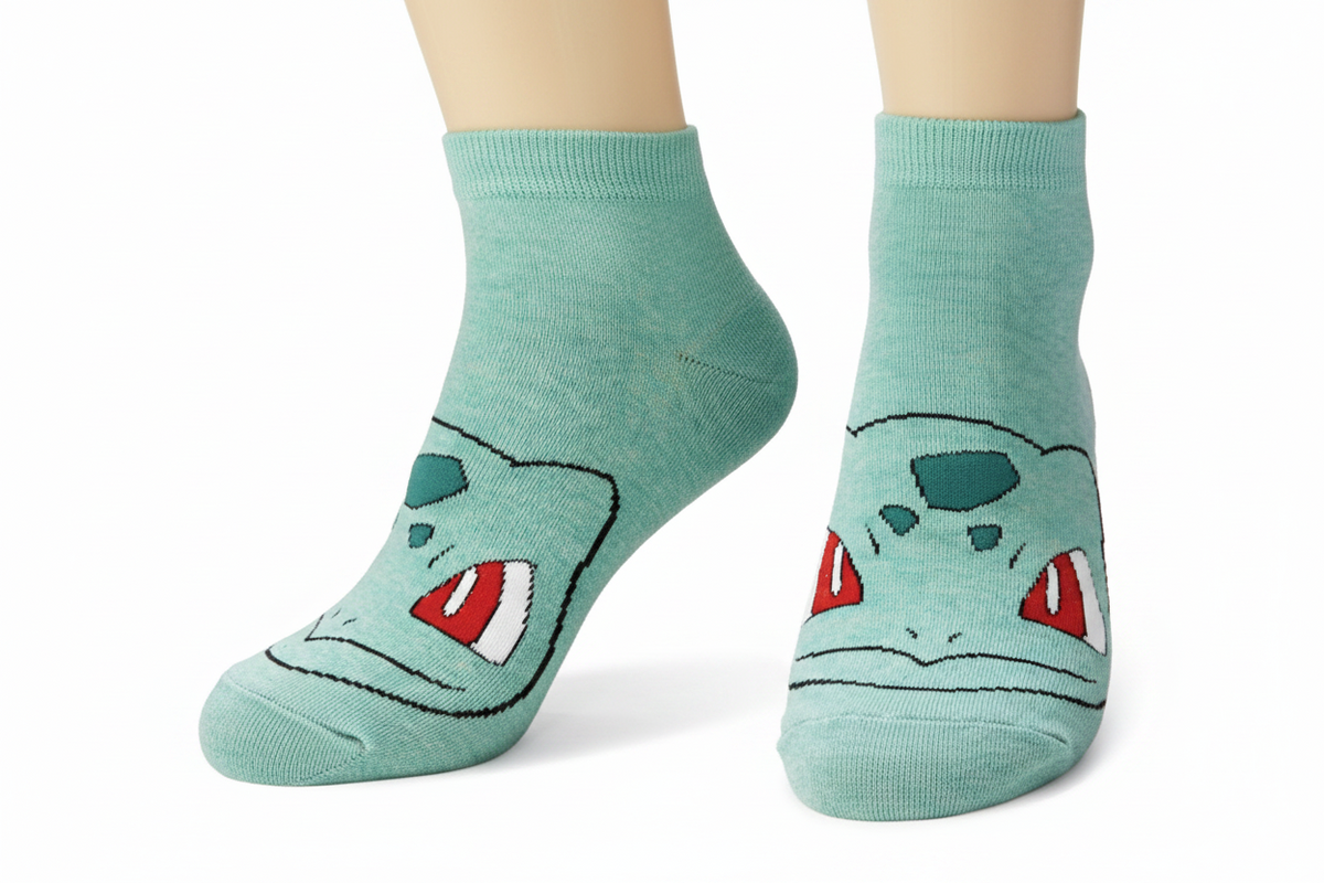 Pokemon Socks Low Cut Gender Neutral  Ankle Socks (1 random character)
