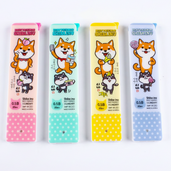 Shiba Inu 0.5mm Mechanical Pencil Lead Refill B (1 random)
