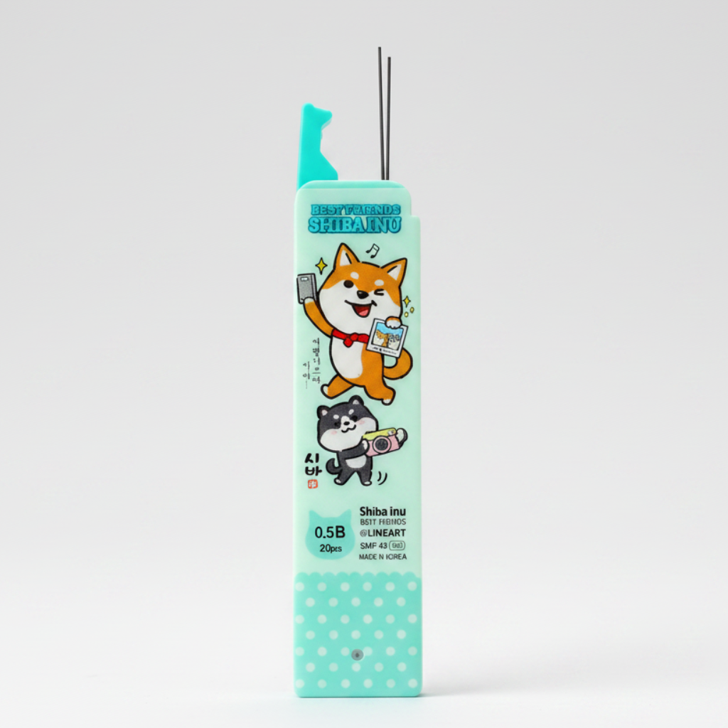 Shiba Inu 0.5mm Mechanical Pencil Lead Refill B (1 random)