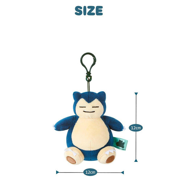 Pokemon Snorlax Plush Backpack Clip Keychain