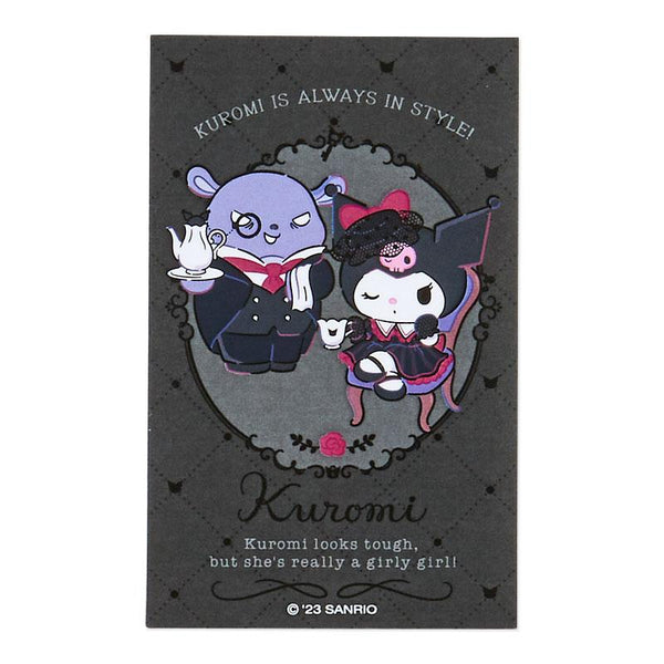 Kuromi & Baku Sticker Set with Case Sanrio Delusional Lady Series