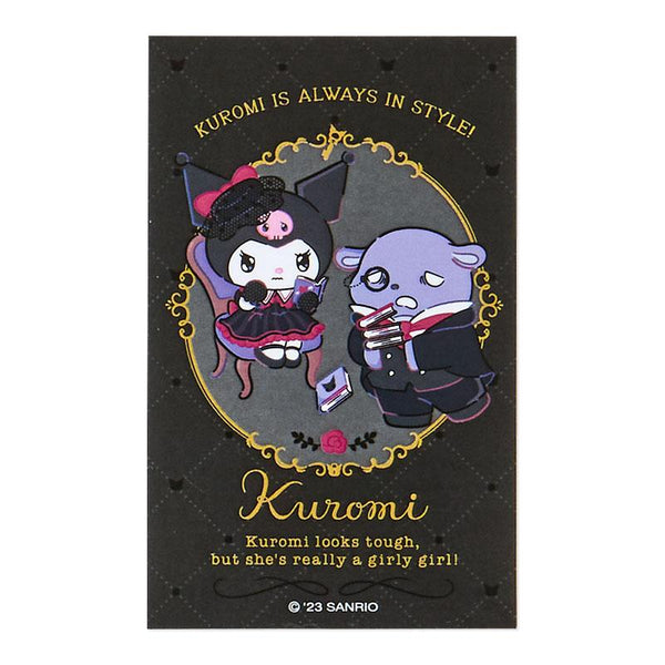 Kuromi & Baku Sticker Set with Case Sanrio Delusional Lady Series