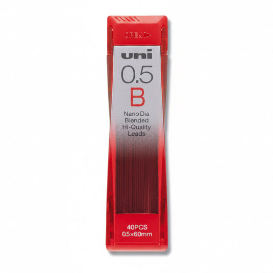 Uni Mechanical Pencil Lead Refill Nano Dia 0.5mm B