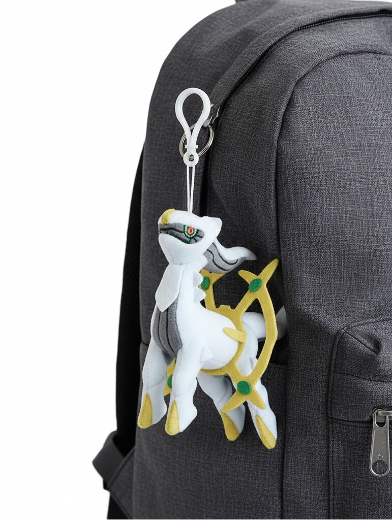 Pokemon Acres Plush Backpack Clip Keychain