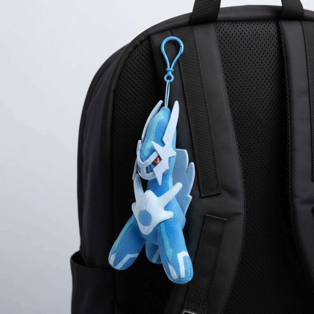 Pokemon Dialga Plush Backpack Clip Keychain