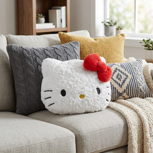 Hello Kitty BedHead Plush Sanrio 12 in Throw Pillow