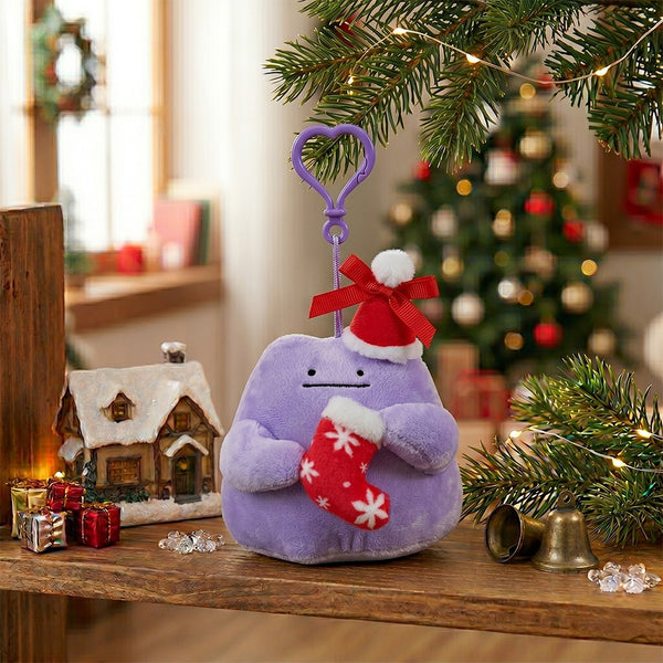 Pokemon Ditto Plush Backpack Clip Winter Carnival Nintendo