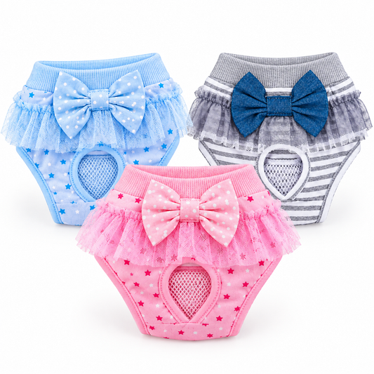 Washable Dog Diaper Cover Seasonal Panties