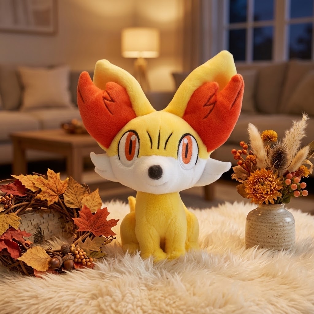 Pokemon Fennekin Plush 8in Sitting Pose