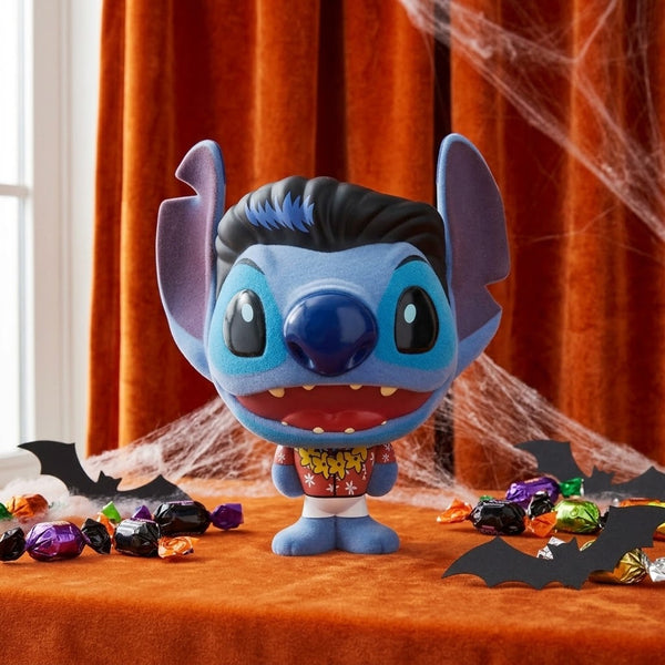 Lilo & Stitch Elvis Blue Hawaiian Stitch Bhunny Flocked Vinyl Figure