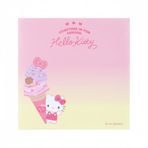 Hello Kitty Memo Pad Sanrio Ice Cream Party Series