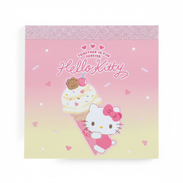 Hello Kitty Memo Pad Sanrio Ice Cream Party Series