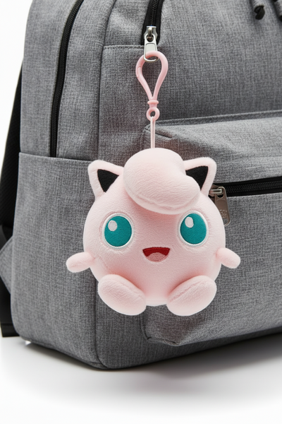 Pokemon Keychain Jiggly Puff Plush Backpack Clip Nintendo Toys