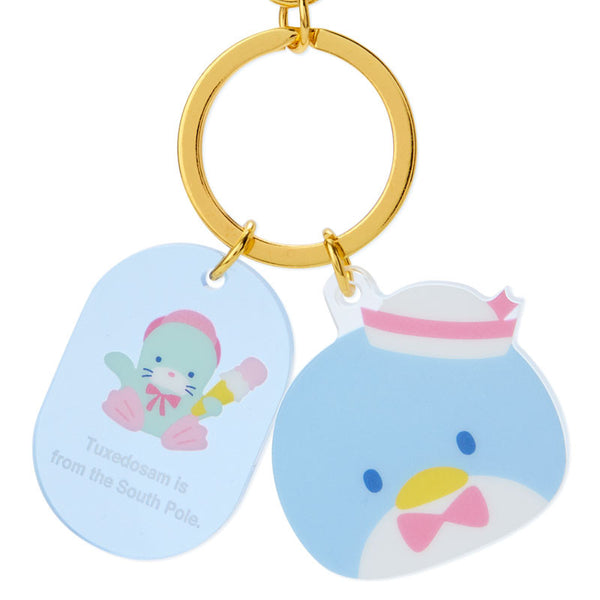 TuxedoSam Besties Keychain Sanrio Acrylic Key Ring