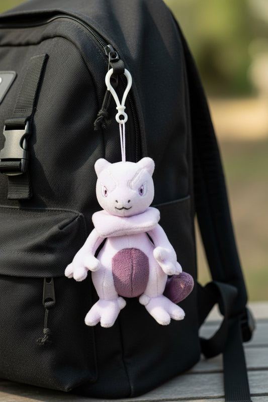 Pokemon Mew Two Plush Backpack Clip Keychain Nintendo Toys