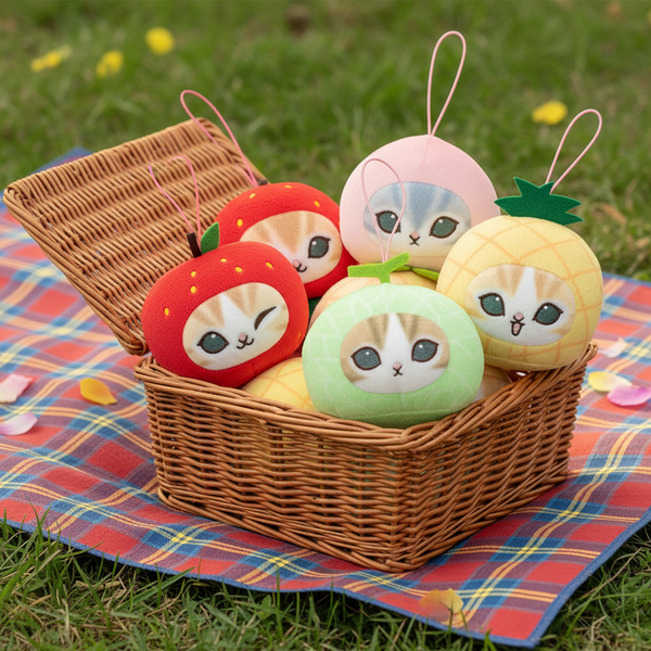 mofusand Fresh Fruit Meow Face Plush Blind Box