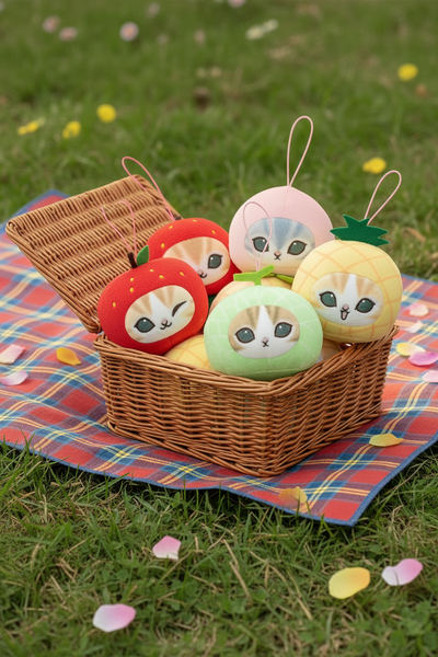 mofusand Fresh Fruit Meow Face Plush Blind Box