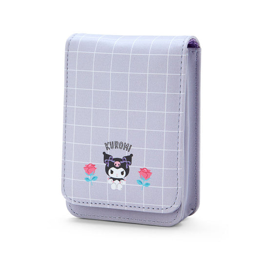 Kuromi Cosmetic Case with Mirror Sanrio Travel Accessories