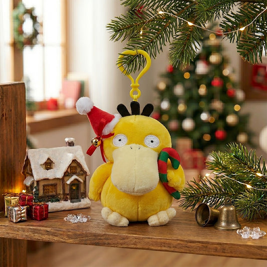 Pokemon Psyduck Plush Backpack Clip Winter Carnival Nintendo