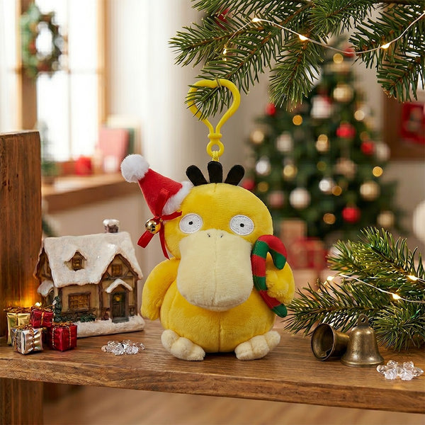 Pokemon Psyduck Plush Backpack Clip Winter Carnival Nintendo
