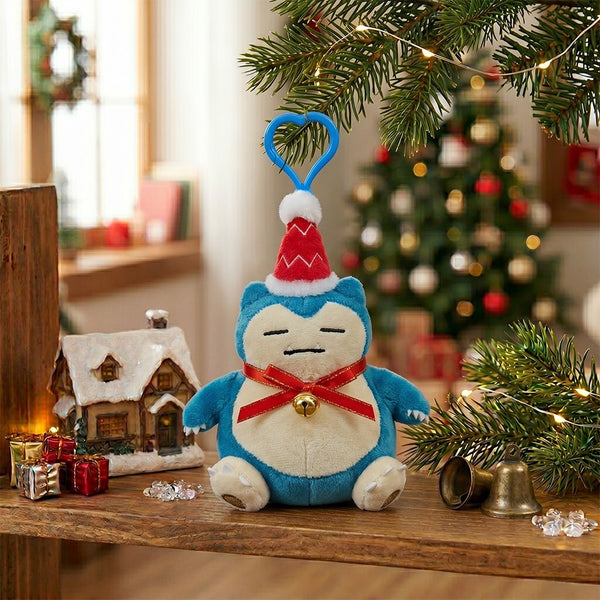 Pokemon Snorlax Plush Backpack Clip Winter Carnival Nintendo