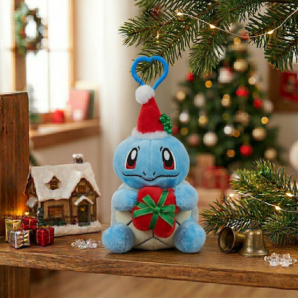 Pokemon Squirtle Plush Backpack Clip Winter Carnival Nintendo