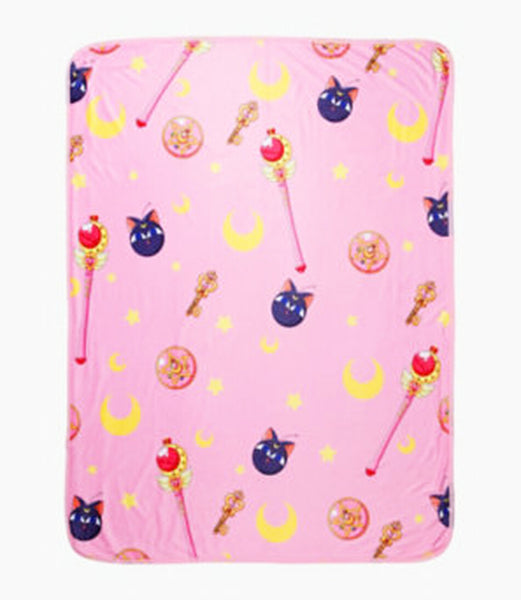 Sailor Moon Throw Blanket Anime Bedding Home Decor