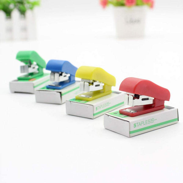 3 x Mini Stapler with Staples and Remover Set Kawaii Stationery (3 random)