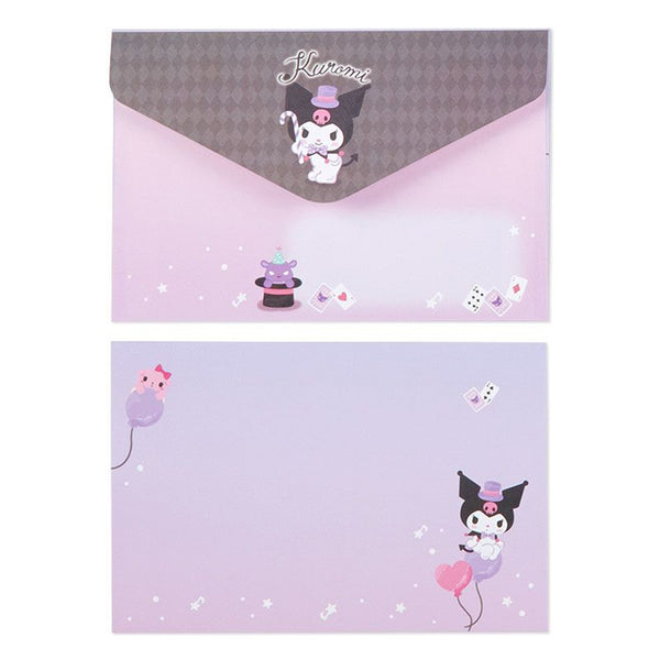Kuromi Deluxe Letter Set with Stickers Sanrio Stationery (1 set)