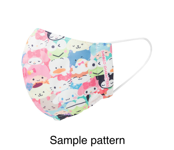Sanrio Characters Face Mask Cotton Water Resistance with 2 Filters & Pouch