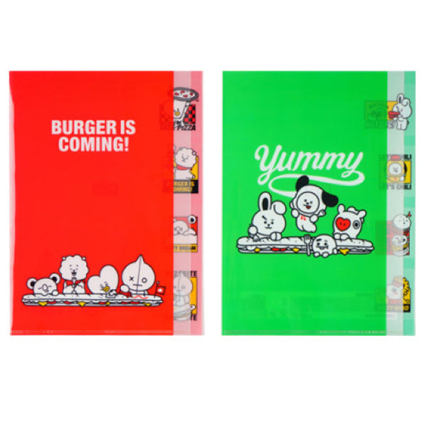 BTS BT21 Index File Folder K-Pop Stationery Line Friends (1 file)
