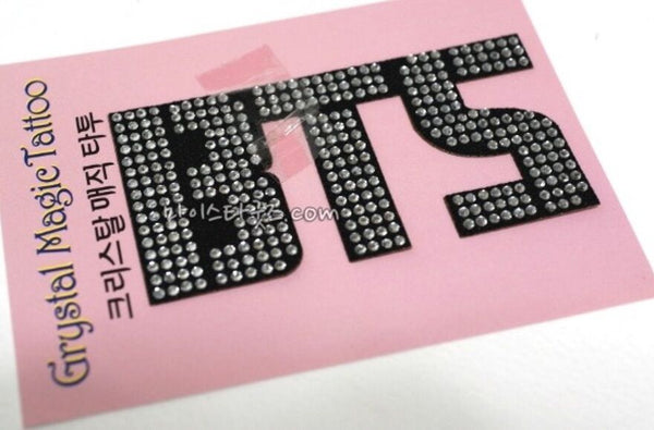 BTS Crystal Sticker Temporary Tattoo Bangtan Boys
