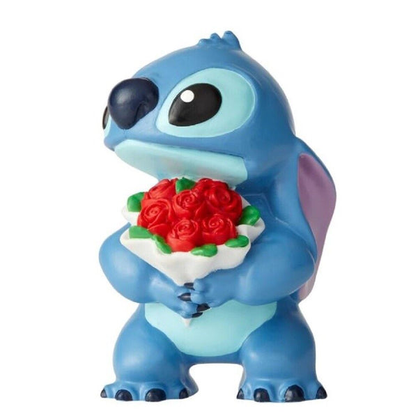 Stitch with Flower Bouquet Disney Showcase Mini Figurine Gift Box