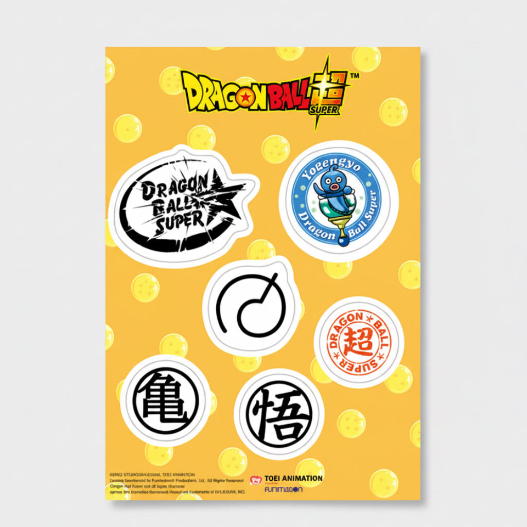 Dragon Ball Super Sticker Sheet Anime Craft Stationery