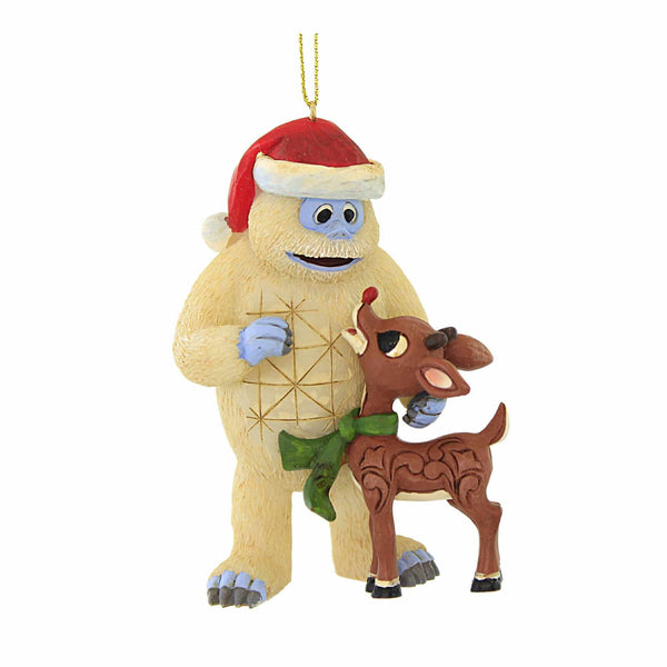 Jim Shore Rudolph with Bumble Christmas Ornament