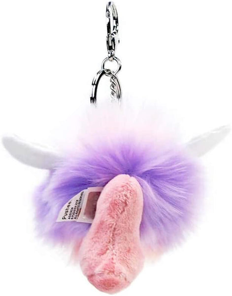 Pusheen Poof Keychain Backpack Clip pom pom GUND key holder (1poof)