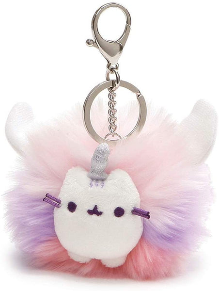 Pusheen Poof Keychain Backpack Clip pom pom GUND key holder (1poof)