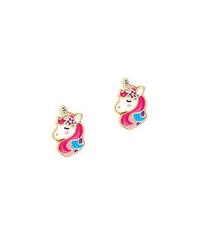 Kawaii Earrings Cutie Studs 14k Gold Plated Girl Nation