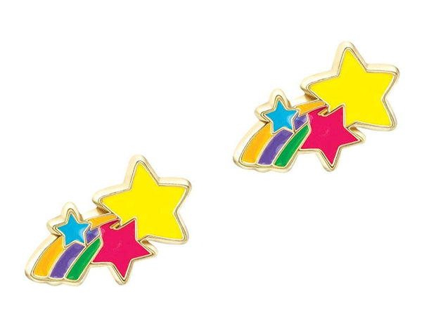 Kawaii Earrings Cutie Studs 14k Gold Plated Girl Nation