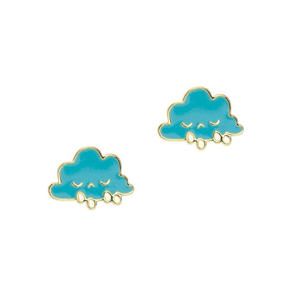Kawaii Earrings Cutie Studs 14k Gold Plated Girl Nation