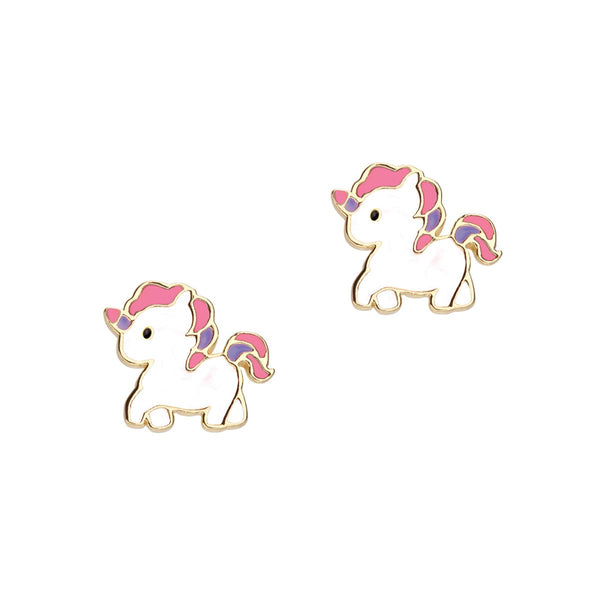 Kawaii Earrings Cutie Studs 14k Gold Plated Girl Nation