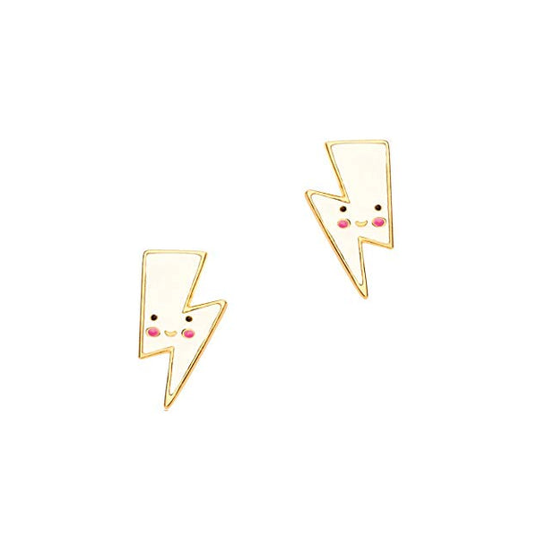 Kawaii Earrings Cutie Studs 14k Gold Plated Girl Nation