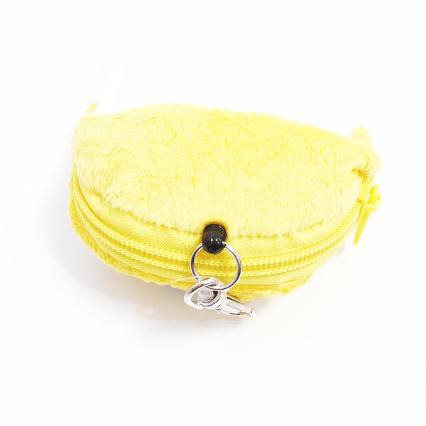 Gudetama Pass Case Retractable Plush Coin Purse Sanrio Japan