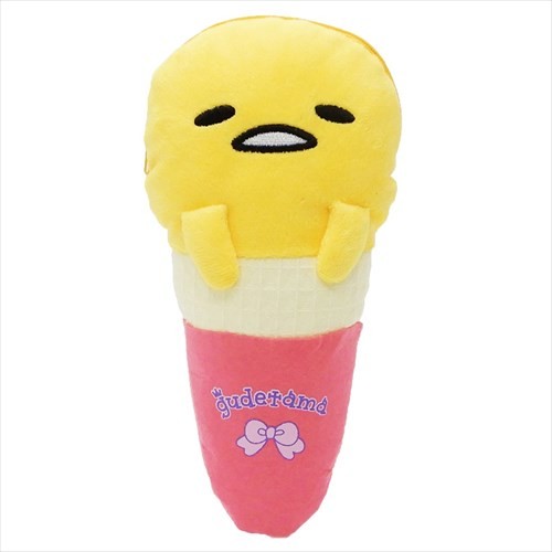 Gudetama Plush Pouch Multipurpose Spoil Me Sweet Sanrio Japan (L)