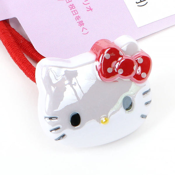 Hello Kitty Hair Tie Apple Ponytail Holder Sanrio Japan